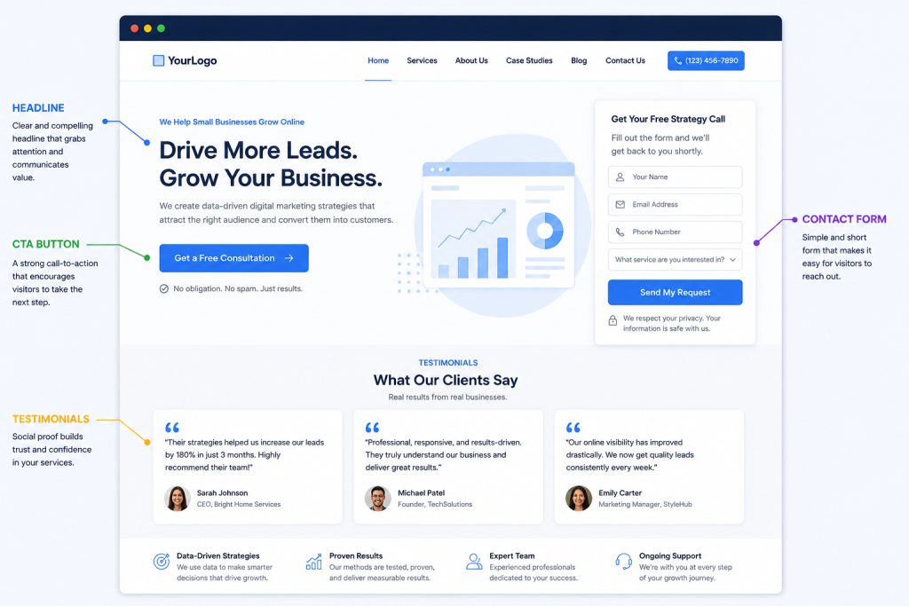 building a high converting website