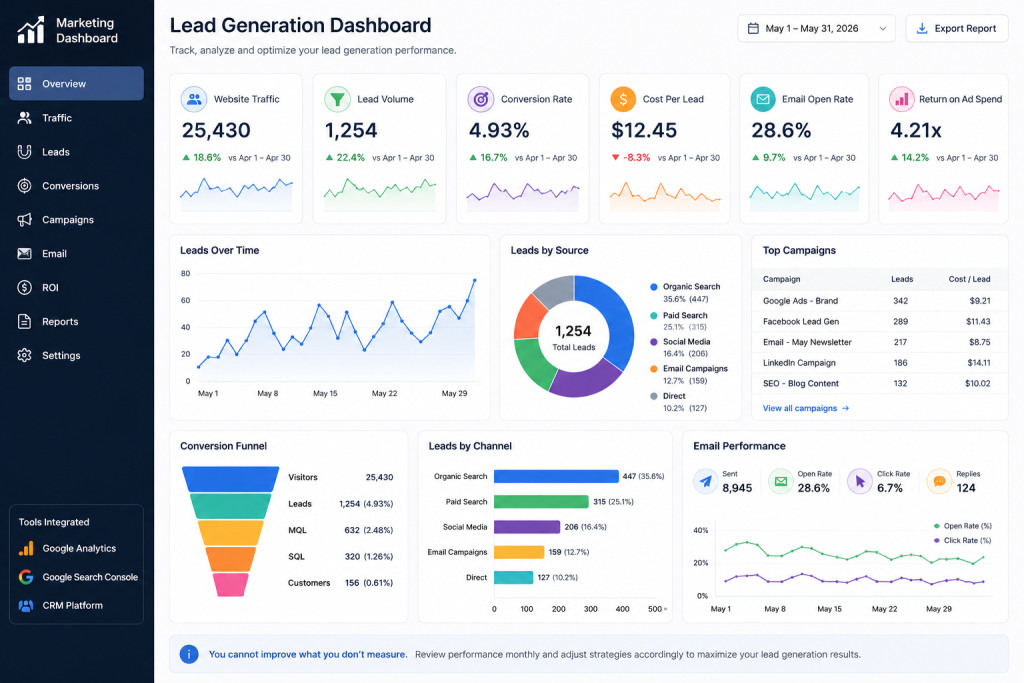 tracking and measuring results